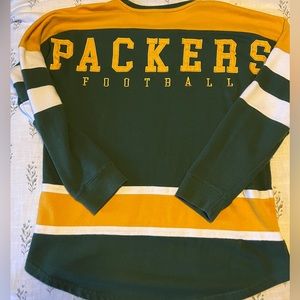 Women’s slide Large Packers sweatshirt spirit jersey